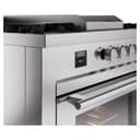 Professional Plus II 60 UP60FSQMPSS Freestanding Dual Fuel Range with 7 Sealed Burners with Griddle and French Top Double Oven with Solid Door view 7