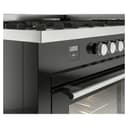 Professional Plus II 60 UP60FSWMPBK Freestanding Dual Fuel Range with 7 Sealed Burners with Griddle and French Top Double Oven with Triple Glass Door with Stainless Steel knobs view 7