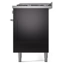 Professional Plus II 60 UP60FWMPBK Freestanding Dual Fuel Range with 9 Sealed Burners with Griddle Double Oven with Triple Glass Door with Stainless Steel knobs view 10