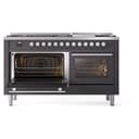 Professional Plus II 60 UP60FWMPMG Freestanding Dual Fuel Range with 9 Sealed Burners with Griddle Double Oven with Triple Glass Door with Stainless Steel knobs view 4