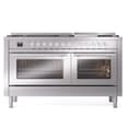 Professional Plus II 60 UP60FWMPSS Freestanding Dual Fuel Range with 9 Sealed Burners with Griddle Double Oven with Triple Glass Door view 2