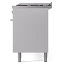Professional Plus II 60 UP60FWMPWH Freestanding Dual Fuel Range with 9 Sealed Burners with Griddle Double Oven with Triple Glass Door with Stainless Steel knobs view 10