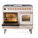 40 Inch Freestanding Dual Fuel Range with 6 Sealed Burners view 4