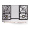40 Inch Freestanding Dual Fuel Range with 6 Sealed Burners view 8