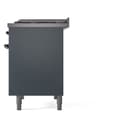 Nostalgie II 40 UPD40FNMPBGB Freestanding Dual Fuel Range with 6 Sealed Burners with Griddle Double Oven with Triple Glass Door with Bronze knobs view 10