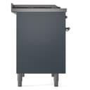 Nostalgie II 40 UPD40FNMPBGC Freestanding Dual Fuel Range with 6 Sealed Burners with Griddle Double Oven with Triple Glass Door with Chrome knobs view 9