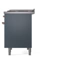 Nostalgie II 40 UPD40FNMPBGP Freestanding Dual Fuel Range with 6 Sealed Burners with Griddle Double Oven with Triple Glass Door with Copper knobs view 10