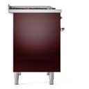 Nostalgie II 40 UPD40FNMPBUP Freestanding Dual Fuel Range with 6 Sealed Burners with Griddle Double Oven with Triple Glass Door with Copper knobs view 9