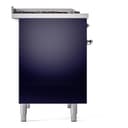 Nostalgie II 40 UPD40FNMPMBC Freestanding Dual Fuel Range with 6 Sealed Burners with Griddle Double Oven with Triple Glass Door with Chrome knobs view 9