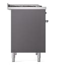 Nostalgie II 40 UPD40FNMPMGC Freestanding Dual Fuel Range with 6 Sealed Burners with Griddle Double Oven with Triple Glass Door with Chrome knobs view 9