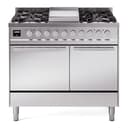 Professional Plus II 40 UPD40FQMPSS Freestanding Dual Fuel Range with 6 Sealed Burners with Griddle Double Oven with Solid Door view 1