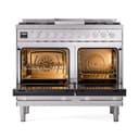Professional Plus II 40 UPD40FQMPSS Freestanding Dual Fuel Range with 6 Sealed Burners with Griddle Double Oven with Solid Door view 2