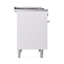 Professional Plus II 40 UPD40FQMPWH Freestanding Dual Fuel Range with 6 Sealed Burners with Griddle Double Oven with Solid Door with Stainless Steel knobs view 4