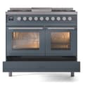 Professional Plus II 40 UPD40FWMPBG Freestanding Dual Fuel Range with 6 Sealed Burners with Griddle Double Oven with Triple Glass Door with Stainless Steel knobs view 6