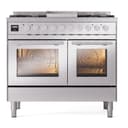 Professional Plus II 40 UPD40FWMPSS Freestanding Dual Fuel Range with 6 Sealed Burners with Griddle Double Oven with Triple Glass Door view 2