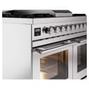Professional Plus II 40 UPD40FWMPSS Freestanding Dual Fuel Range with 6 Sealed Burners with Griddle Double Oven with Triple Glass Door view 7