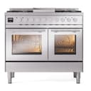 Professional Plus II Series 40 inch Freestanding Dual Fuel Range with Natural Gas, 6 Sealed Burners, Double Ovens, 4.3 cu. ft. Total Oven Capacity, Griddle, Convection Oven, Continuous Grates, Storage Drawer view 2