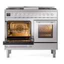 Professional Plus II Series 40 inch Freestanding Dual Fuel Range with Natural Gas, 6 Sealed Burners, Double Ovens, 4.3 cu. ft. Total Oven Capacity, Griddle, Convection Oven, Continuous Grates, Storage Drawer view 4