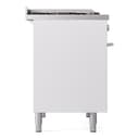 Professional Plus II 40 UPD40FWMPWH Freestanding Dual Fuel Range with 6 Sealed Burners with Griddle Double Oven with Triple Glass Door with Stainless Steel knobs view 9