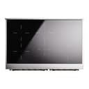 Nostalgie II Series 40 inch Freestanding Electric Induction Range with 6 Elements, Smoothtop Cooktop, 4.3 cu. ft. Total Oven Capacity, Convection Oven, Storage Drawer with Bronze Trim view 8