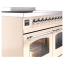 Nostalgie II 40 UPDI406NMPAWC Freestanding Electric Range Range with Induction Double Oven with Triple Glass Door with Chrome knobs view 7