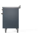 Nostalgie II 40 UPDI406NMPBGG Freestanding Electric Range Range with Induction Double Oven with Triple Glass Door with Brass knobs view 10