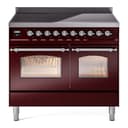 Nostalgie II 40 UPDI406NMPBUC Freestanding Electric Range Range with Induction Double Oven with Triple Glass Door with Chrome knobs view 1