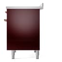 Nostalgie II 40 UPDI406NMPBUP Freestanding Electric Range Range with Induction Double Oven with Triple Glass Door with Copper knobs view 10