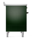 Nostalgie II 40 UPDI406NMPEGB Freestanding Electric Range Range with Induction Double Oven with Triple Glass Door with Bronze knobs view 9
