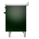 Nostalgie II 40 UPDI406NMPEGB Freestanding Electric Range Range with Induction Double Oven with Triple Glass Door with Bronze knobs view 10