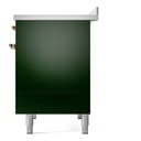 Nostalgie II 40 UPDI406NMPEGP Freestanding Electric Range Range with Induction Double Oven with Triple Glass Door with Copper knobs view 10
