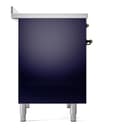 Nostalgie II 40 UPDI406NMPMBB Freestanding Electric Range Range with Induction Double Oven with Triple Glass Door with Bronze knobs view 9