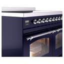 Nostalgie II 40 UPDI406NMPMBC Freestanding Electric Range Range with Induction Double Oven with Triple Glass Door with Chrome knobs view 7