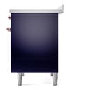 Nostalgie II 40 UPDI406NMPMBP Freestanding Electric Range Range with Induction Double Oven with Triple Glass Door with Copper knobs view 10