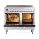 Professional Plus II 40 UPDI406QMPSS Freestanding Electric Range Range with Induction Double Oven with Solid Door view 2