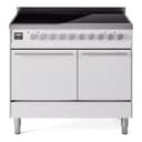 Professional Plus II 40 UPDI406QMPWH Freestanding Electric Range Range with Induction Double Oven with Solid Door with Stainless Steel knobs view 1
