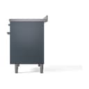 Nostalgie II 40 UPDI406QNMPBGC Freestanding Electric Range Range with Induction Double Oven with Solid Door with Chrome knobs view 5