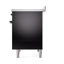 Nostalgie II 40 UPDI406QNMPBKB Freestanding Electric Range Range with Induction Double Oven with Solid Door with Bronze knobs view 5