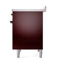 Nostalgie II 40 UPDI406QNMPBUB Freestanding Electric Range Range with Induction Double Oven with Solid Door with Bronze knobs view 5