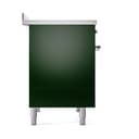 Nostalgie II 40 UPDI406QNMPEGC Freestanding Electric Range Range with Induction Double Oven with Solid Door with Chrome knobs view 4