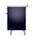 Nostalgie II 40 UPDI406QNMPMBP Freestanding Electric Range Range with Induction Double Oven with Solid Door with Copper knobs view 5