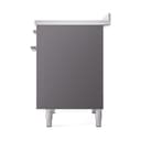 Nostalgie II 40 UPDI406QNMPMGC Freestanding Electric Range Range with Induction Double Oven with Solid Door with Chrome knobs view 5