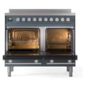 Professional Plus II 40 UPDI406WMPBG Freestanding Electric Range Range with Induction Double Oven with Triple Glass Door with Stainless Steel knobs view 3