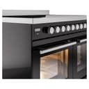 Professional Plus II 40 UPDI406WMPBK Freestanding Electric Range Range with Induction Double Oven with Triple Glass Door with Stainless Steel knobs view 7