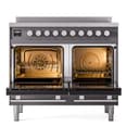 Professional Plus II 40 UPDI406WMPMG Freestanding Electric Range Range with Induction Double Oven with Triple Glass Door with Stainless Steel knobs view 3