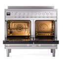 Professional Plus II 40 UPDI406WMPSS Freestanding Electric Range Range with Induction Double Oven with Triple Glass Door view 3