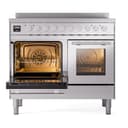 Professional Plus II 40 UPDI406WMPSS Freestanding Electric Range Range with Induction Double Oven with Triple Glass Door view 4