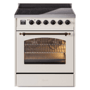 Nostalgie II 30 UPI304NMPAWB Freestanding Electric Range Range with Induction Single Oven with Triple Glass Door with Bronze knobs view 1