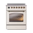 Nostalgie II 30 UPI304NMPAWB Freestanding Electric Range Range with Induction Single Oven with Triple Glass Door with Bronze knobs view 2