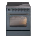 Nostalgie II 30 UPI304NMPBGB Freestanding Electric Range Range with Induction Single Oven with Triple Glass Door with Bronze knobs view 1